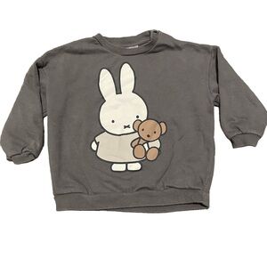 H&M 2T Miffy Pullover Sweater Kawaii Bunny Toddler Girl Clothing 4/$20 🛑